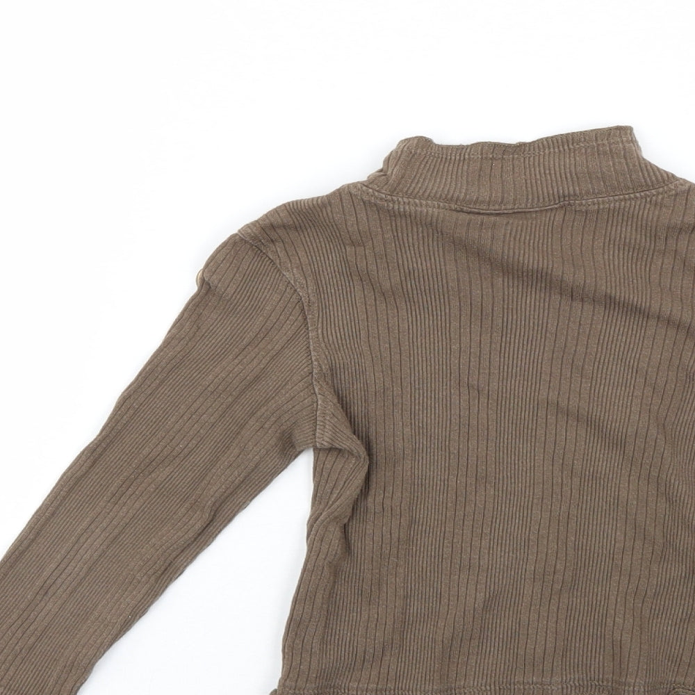 Catimini Girls Green Pullover Jumper Size 4 Years - Battleship green colour
