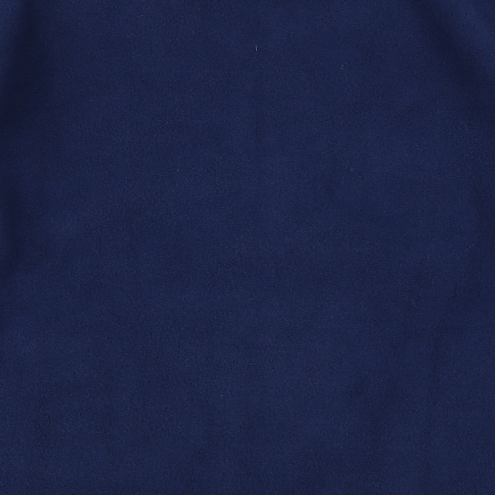 Xe Mens Blue Fleece Full Zip Sweatshirt