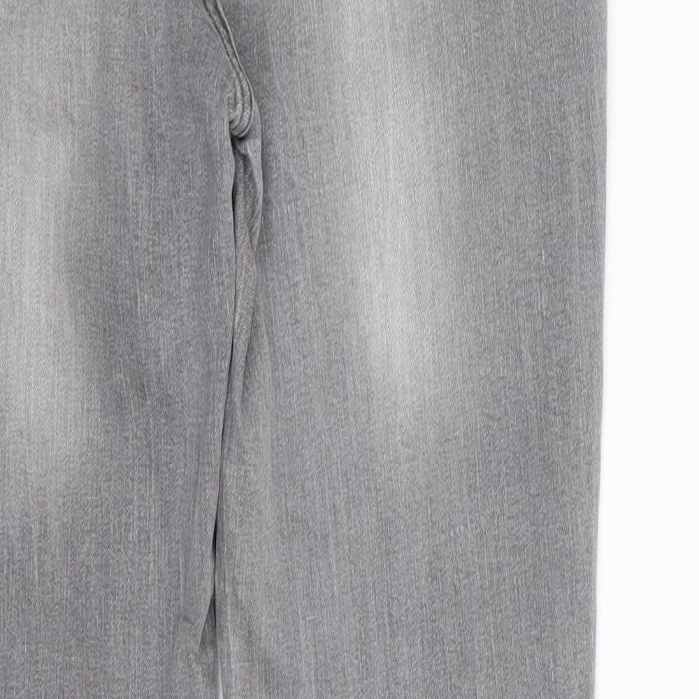 LIMITED Womens Grey Skinny Jeans Size 12 L28 in