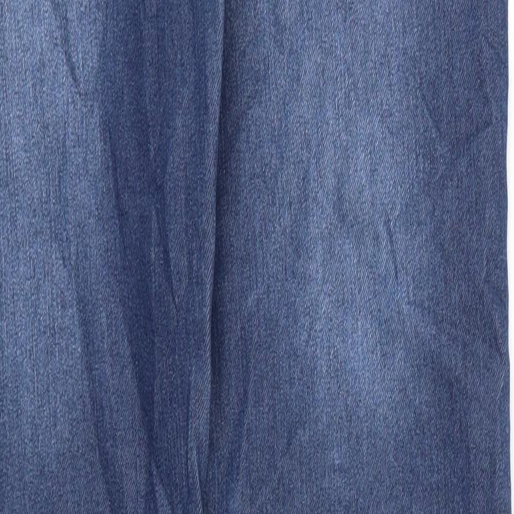 New Royal Fashions Womens Blue Skinny Jeans Size 27 L30 in