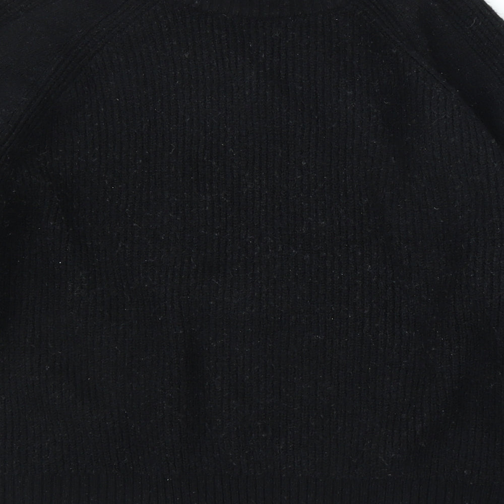 Topshop Womens Black Pullover Jumper Size M