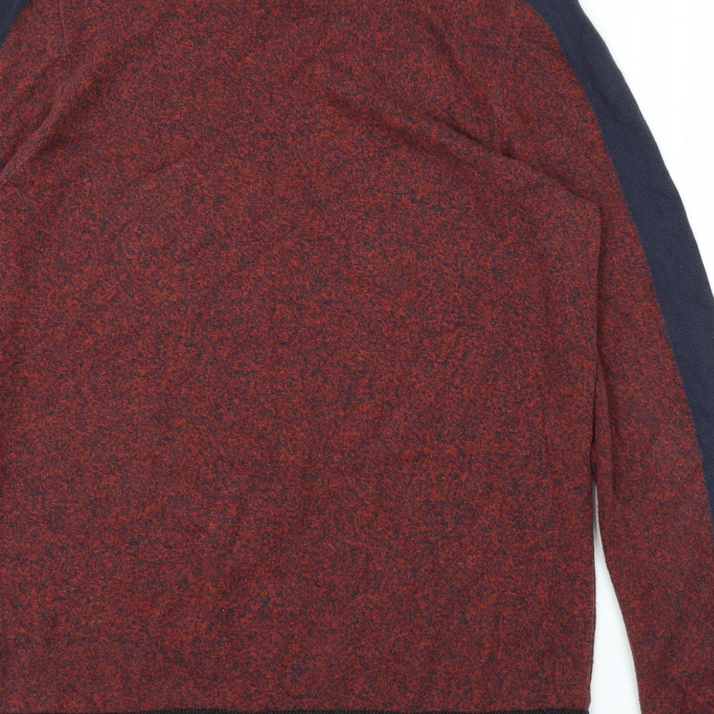 M&S Mens Purple Pullover Jumper Size S