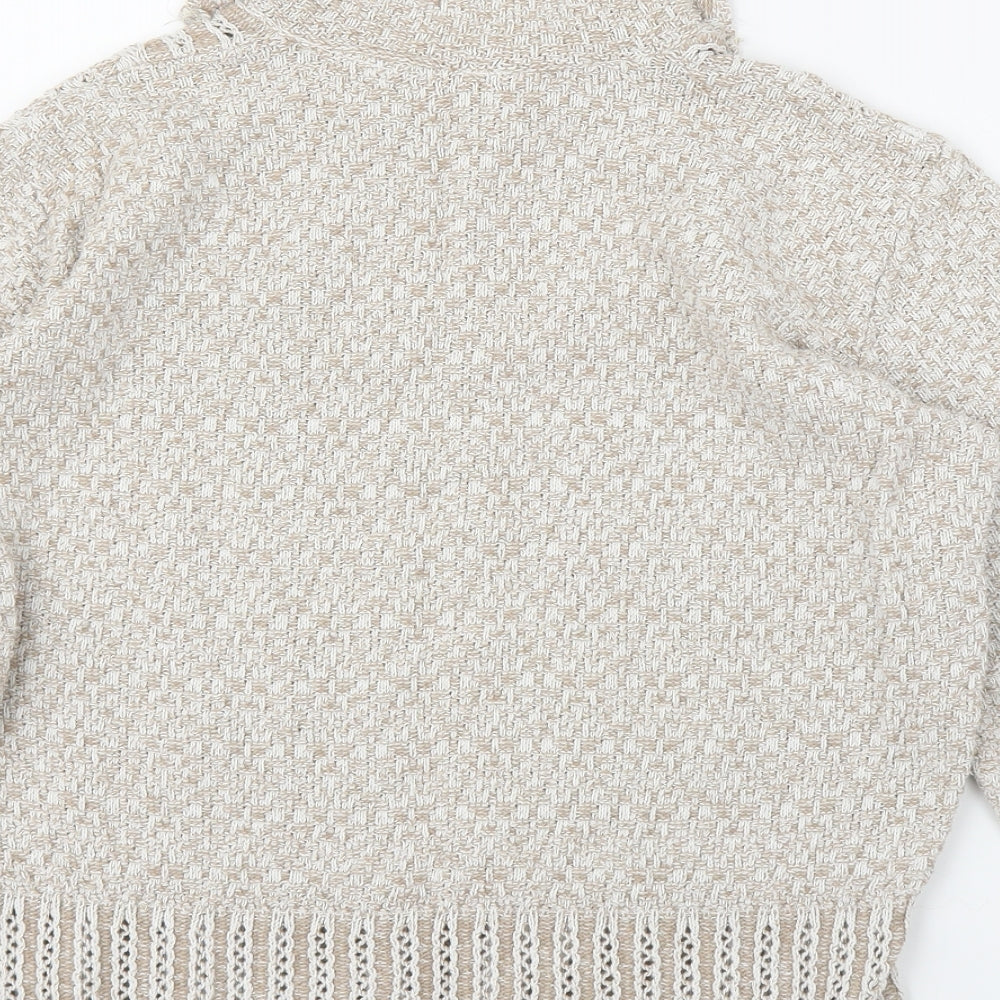 Preworn Womens Beige Pullover Jumper Size M