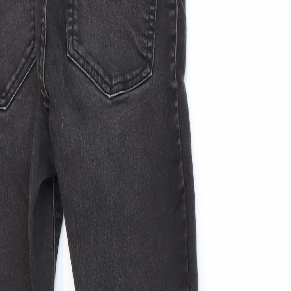 Denim & Co. Womens Black Denim Skinny Jeans Size 8 L27 in