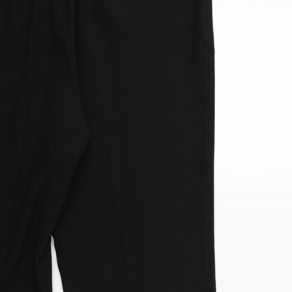 Papaya Womens Black Trousers Size 20 L28 in