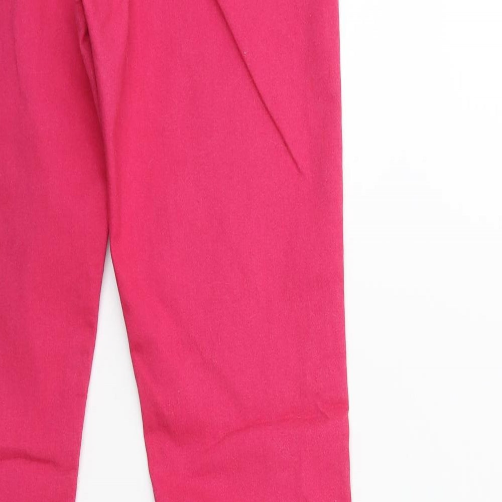H&M Womens Pink Denim Skinny Jeans Size 10 L27 in