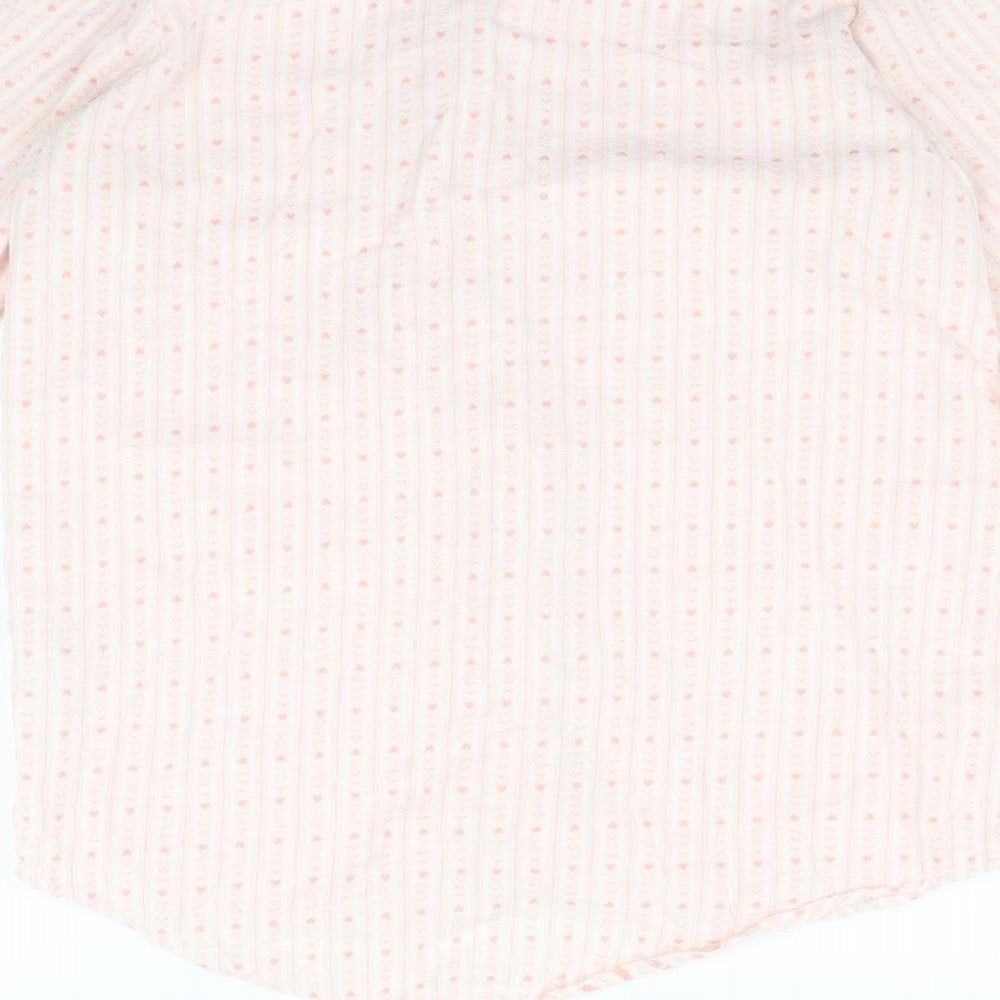 Love to lounge Womens Pink Geometric Top Pyjama Top Size S