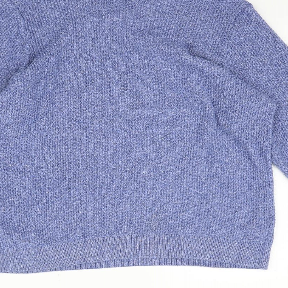 Marks and Spencer Mens Blue Pullover Jumper Size M