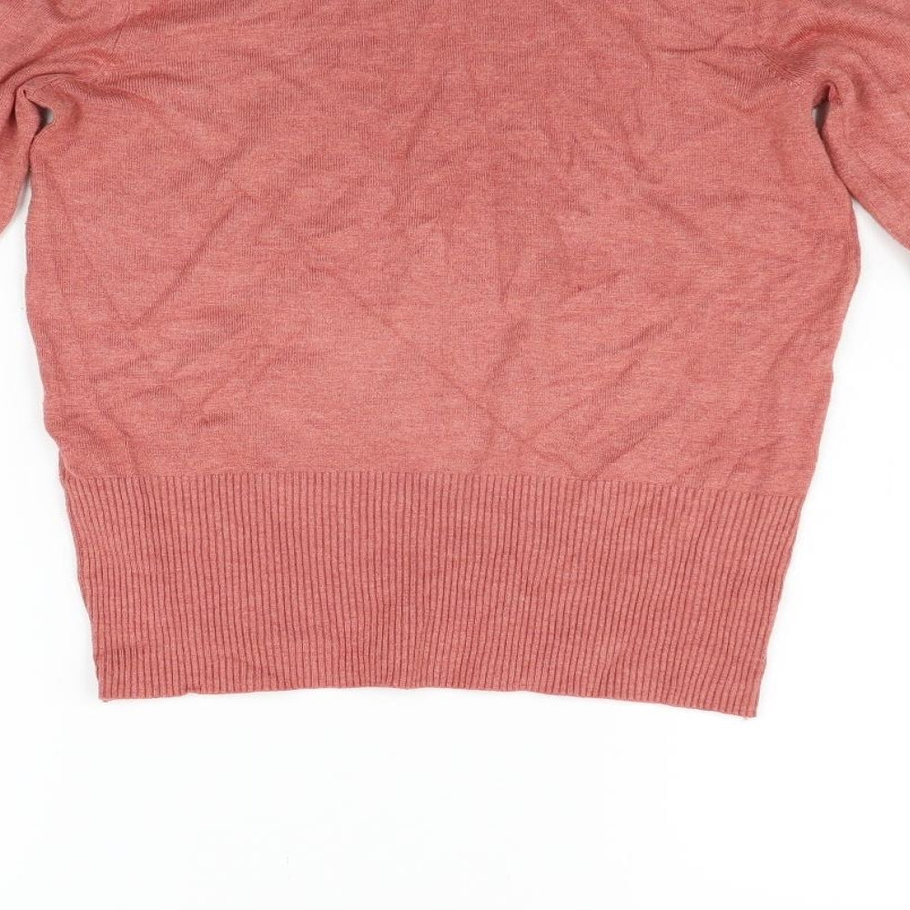 Marks and Spencer Womens Red Pullover Jumper Size 8