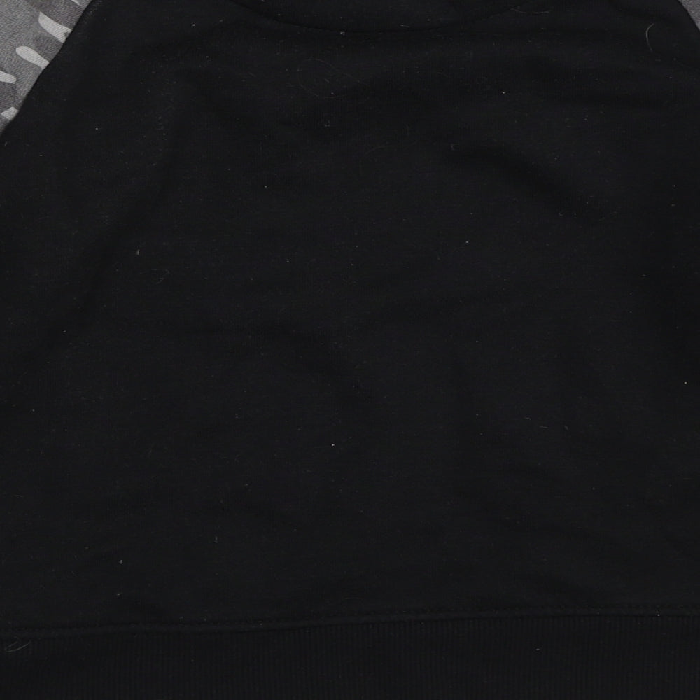 Primark Boys Black Pullover Sweatshirt Size 8-9 Years