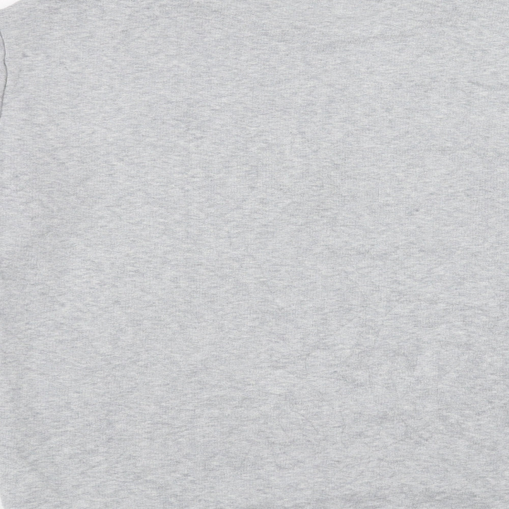Topshop Womens Grey Pullover Sweatshirt Size 8