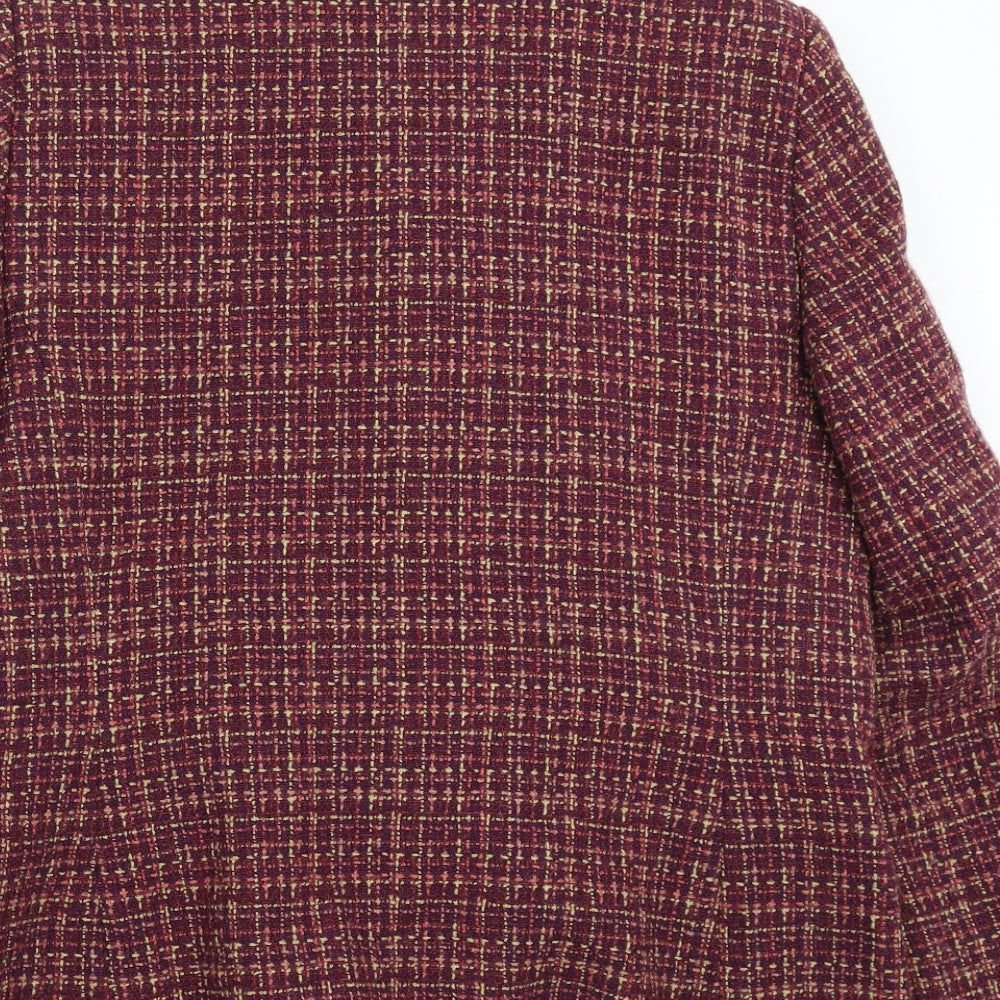 Honor Milburn Womens Purple Jacket Size 14