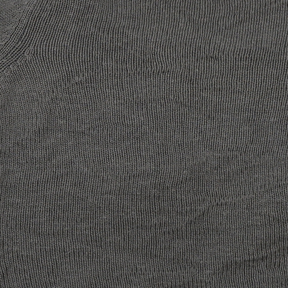 Marks and Spencer Womens Grey Cardigan Jumper Size 12