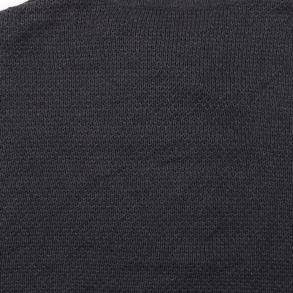 smudge Womens Grey Wrap Jumper Size L