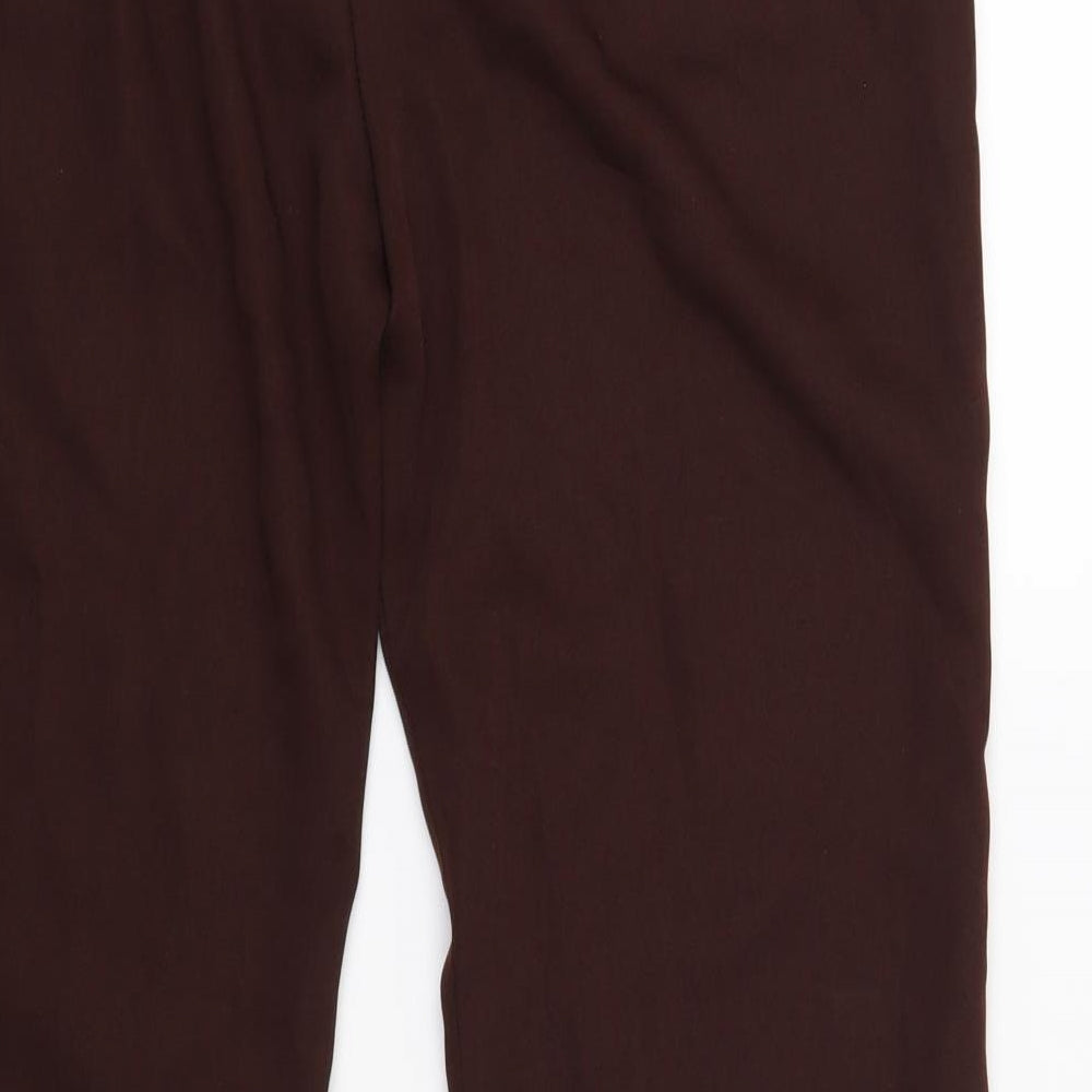 Preworn Womens Brown Trousers Size 31 in L27 in