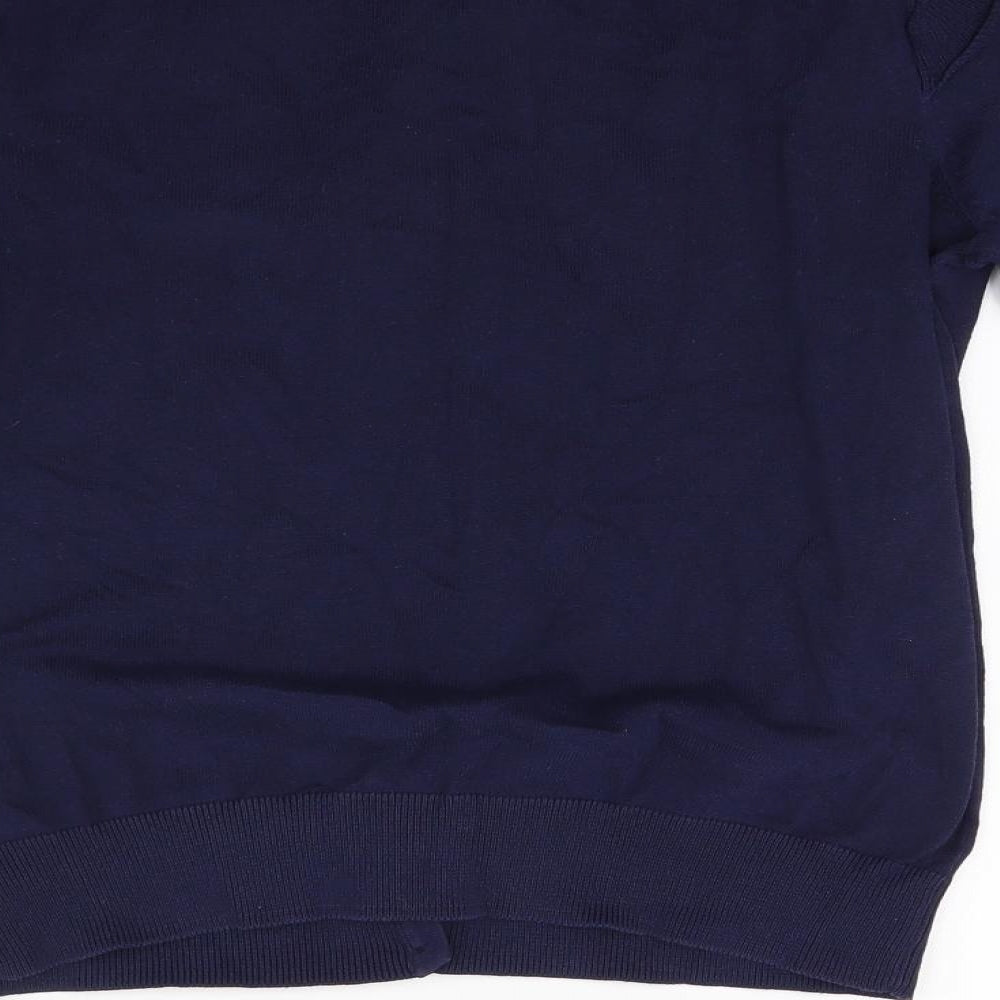 F&F Womens Blue Knit Cardigan Jumper Size 12