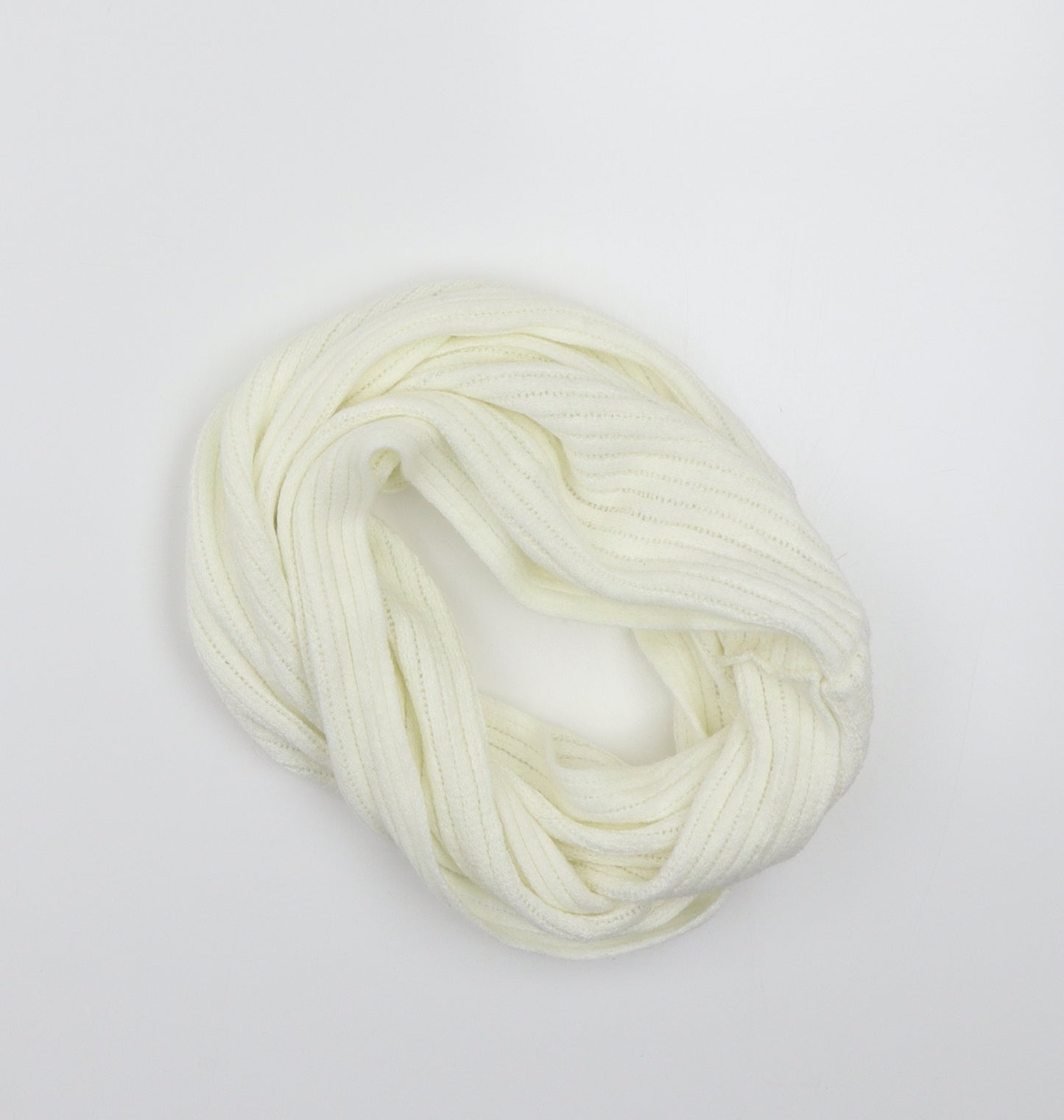 Preworn Unisex White Scarf
