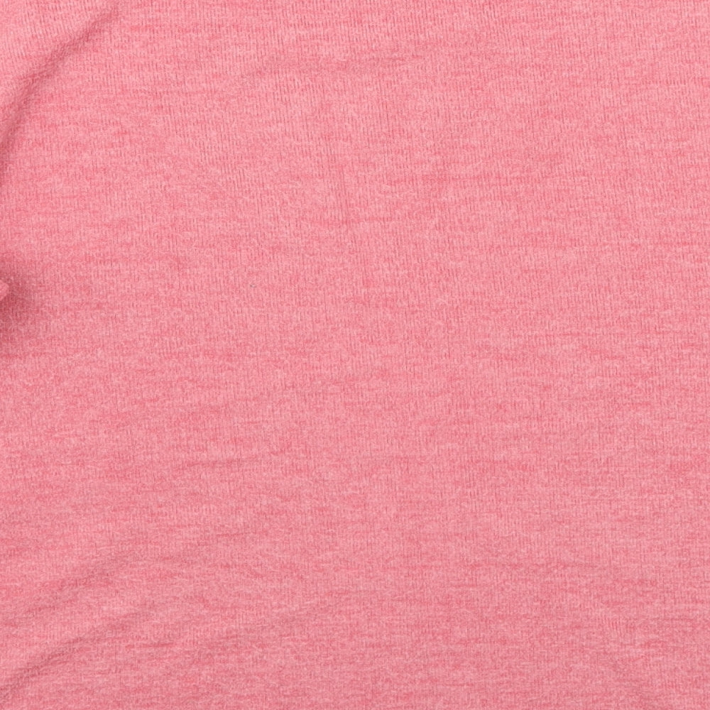 Peacocks Womens Pink Henley Jumper Size 8
