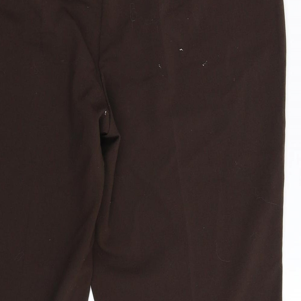 Marks and Spencer Womens Grey Dress Pants Trousers Size 16 L29 in