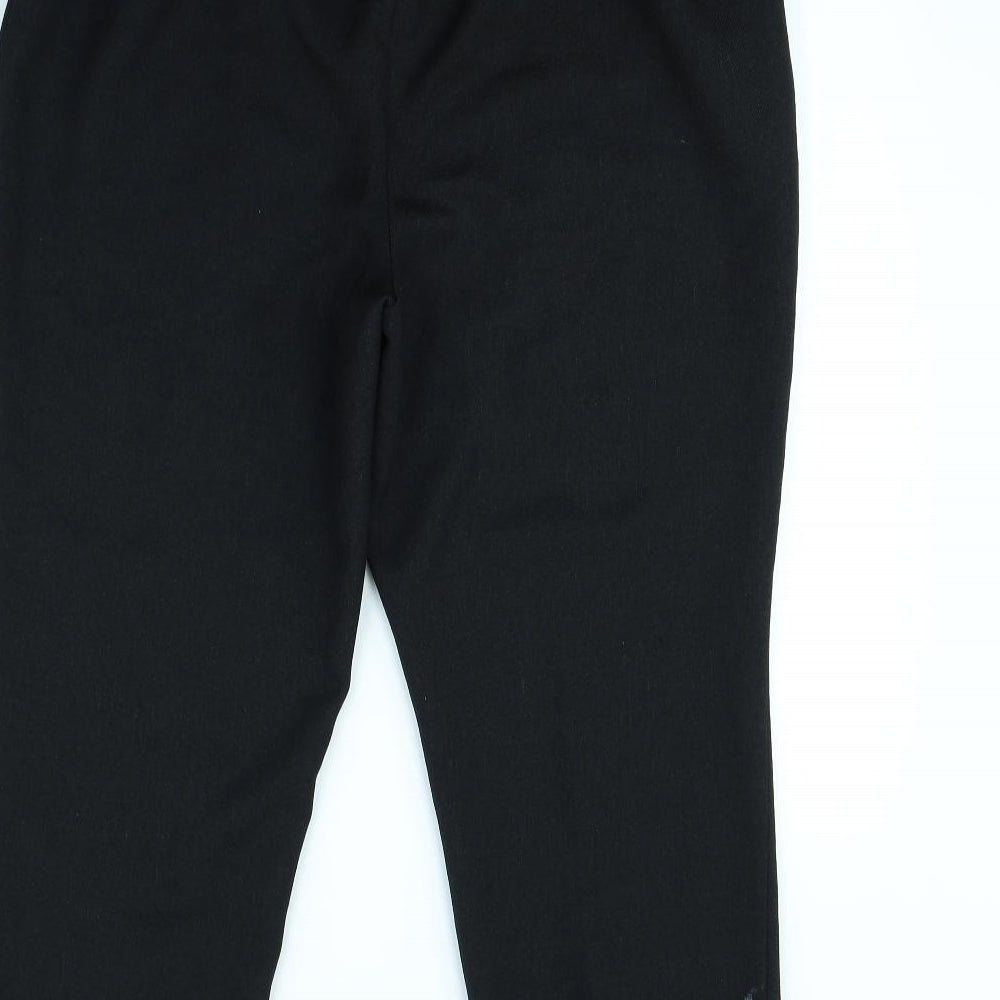 Papaya Womens Black Rayon Dress Pants Trousers Size 16 L30 in