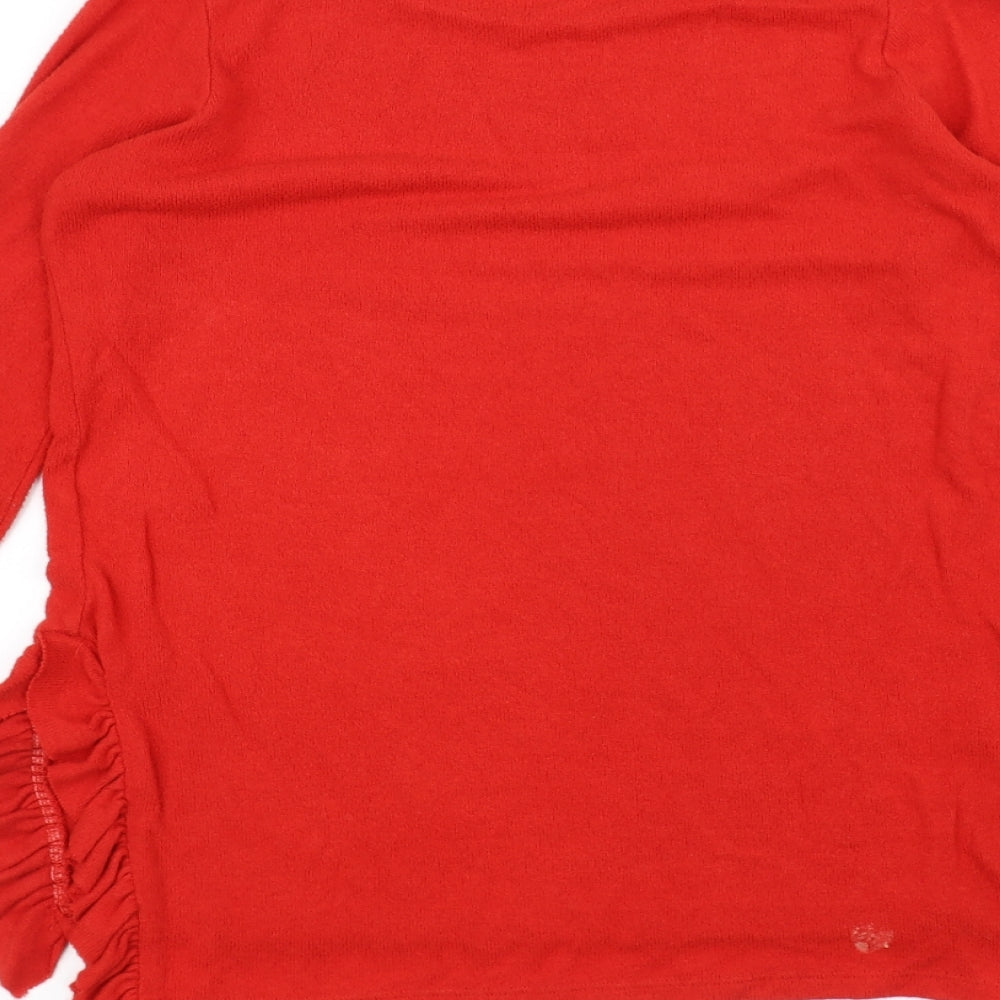 NEXT Womens Red Basic T-Shirt Size 10