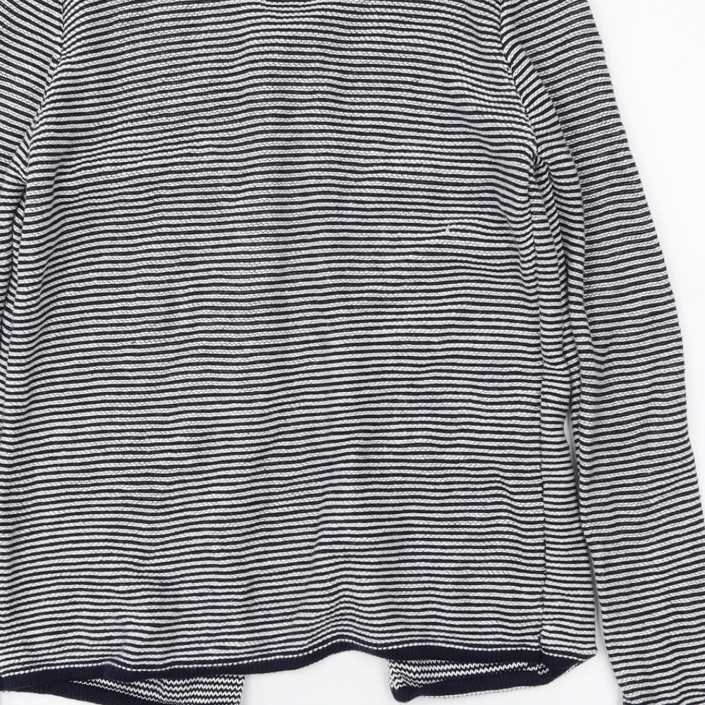 Atmosphere Womens Blue Striped Cardigan Jumper Size S
