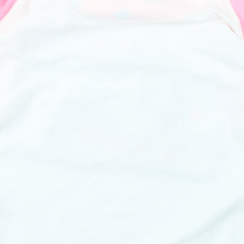 Primark Girls Pink Colourblock Top Pyjama Top Size 7-8 Years - Unicorn