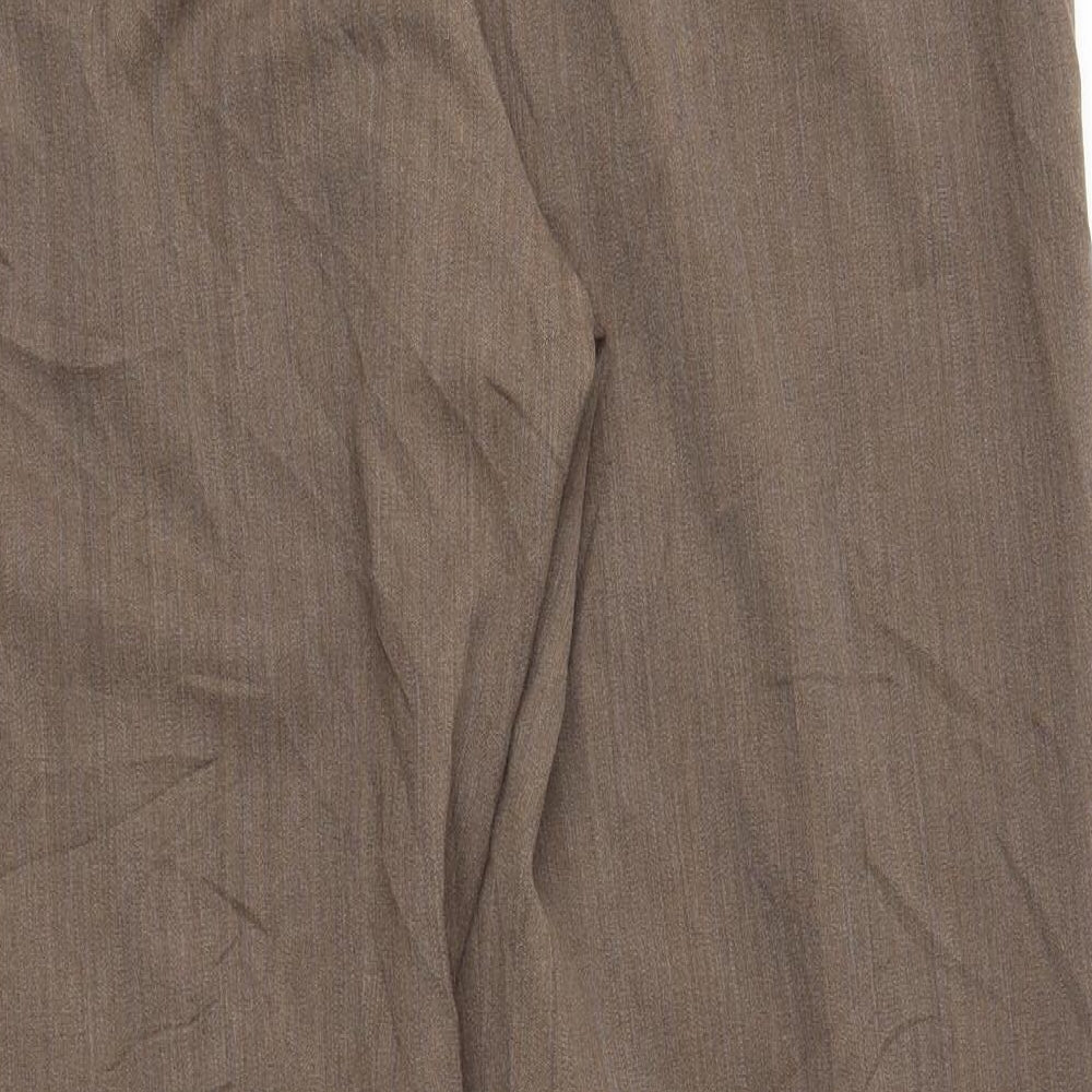 Country Casuals Womens Brown Trousers Size 18 L28 in