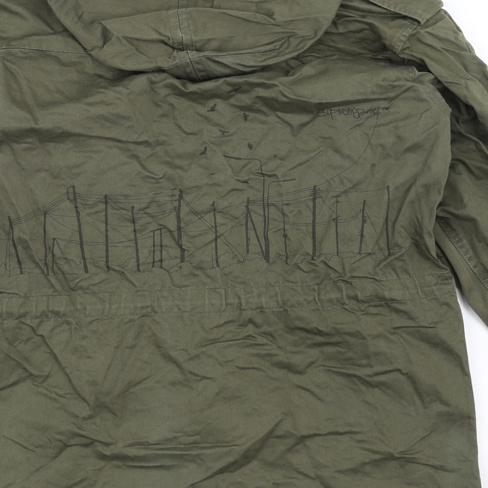 Supremebeing Mens Green Jacket Size S