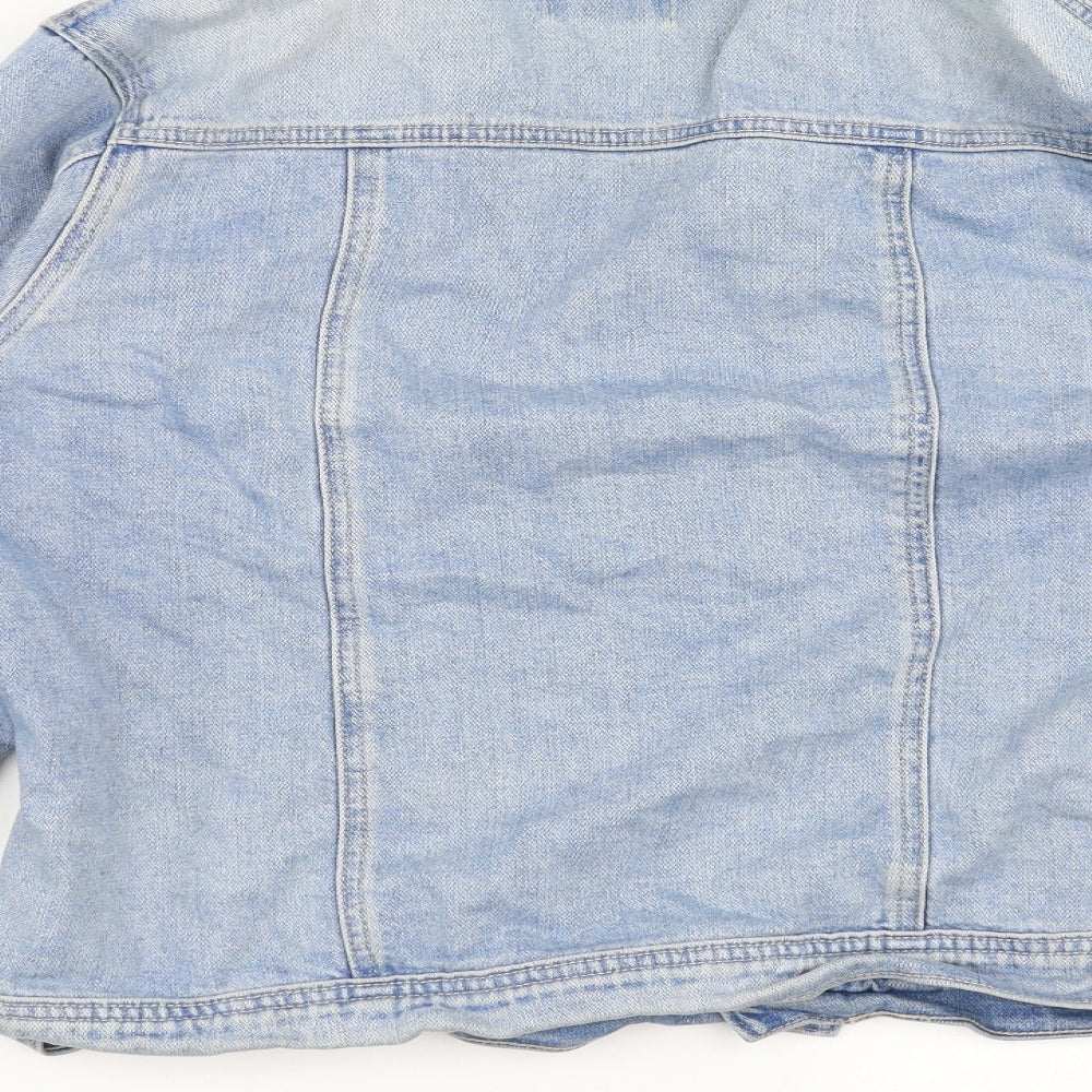 F&F Womens Blue Denim Jacket Size 16