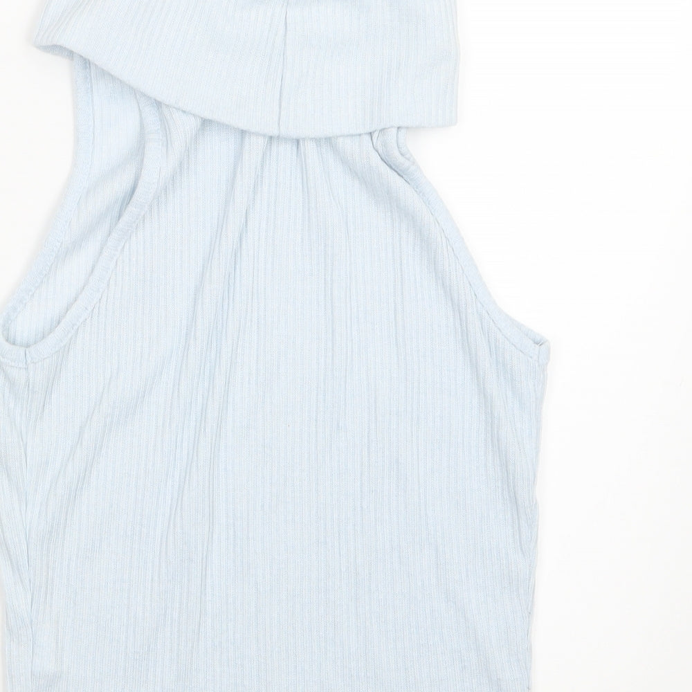 River Island Womens Blue Basic T-Shirt Size 14