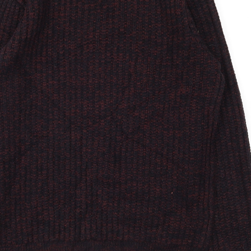 72D Mens Red Pullover Jumper Size L