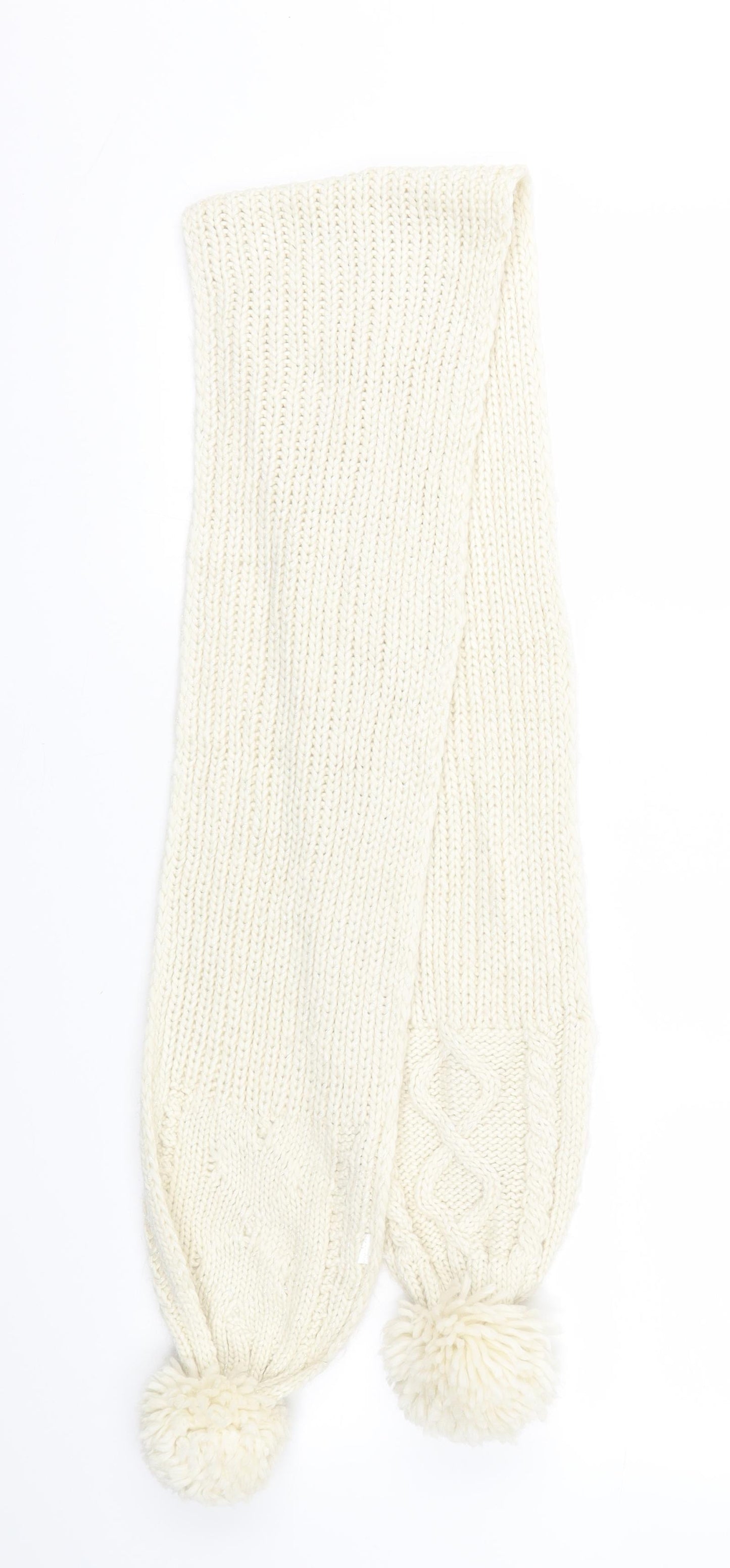 Preworn Womens Ivory Scarf