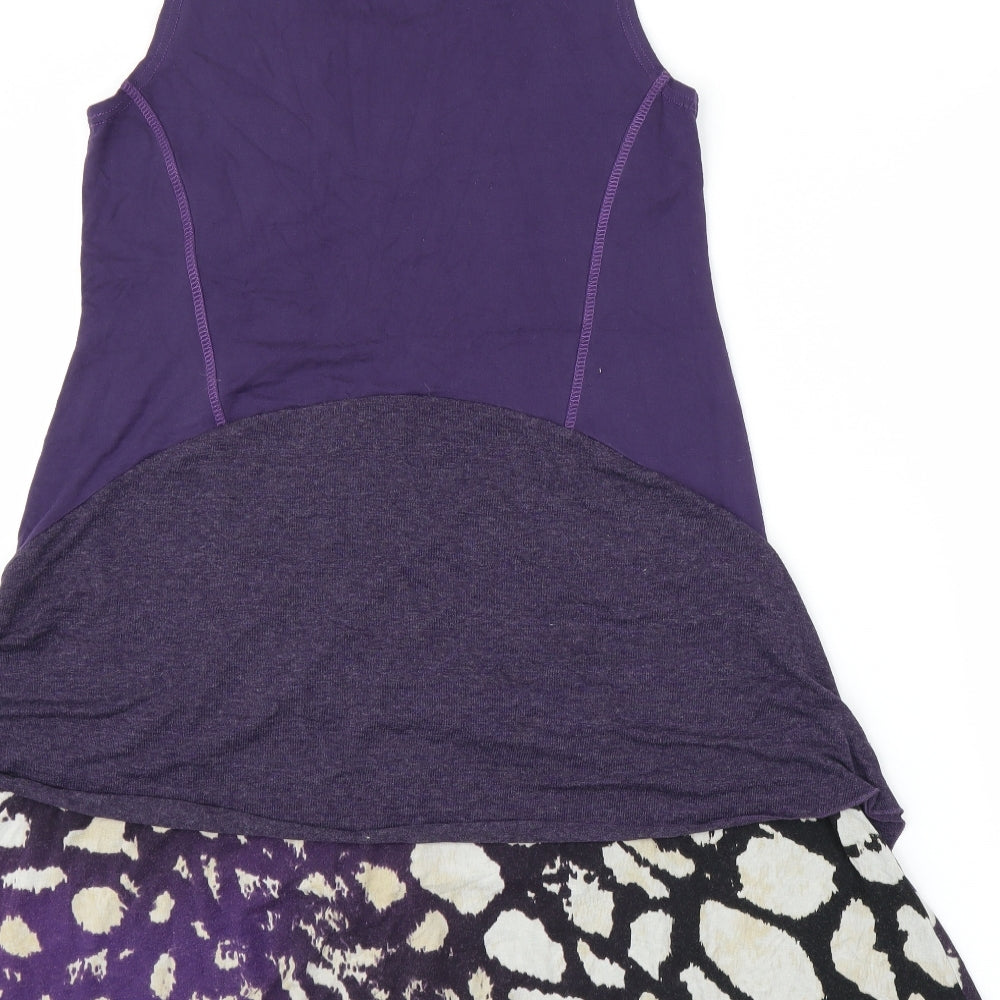 Mongul Womens Purple A-Line Size M