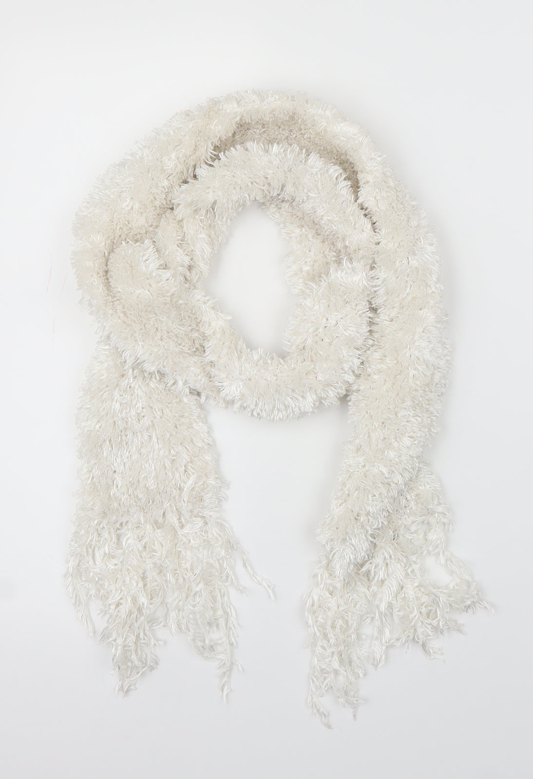 Preworn Unisex Ivory Scarf