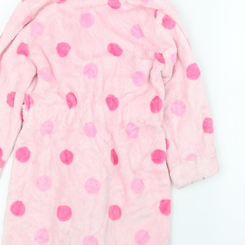 Mini Club Girls Pink Spotted Capri Robe Size 4-5 Years