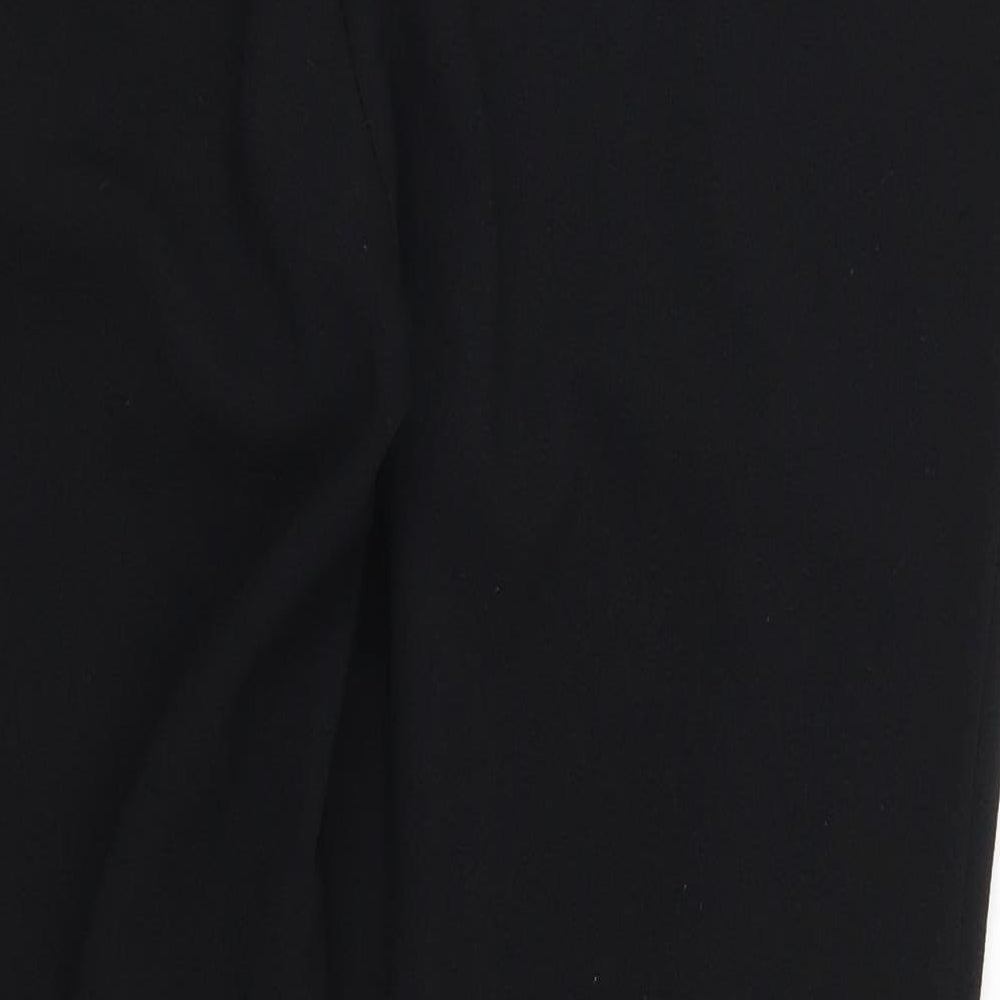F&F Womens Black Trousers Size 12 L26 in