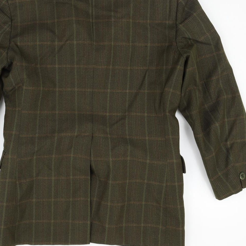 Preworn Womens Green Jacket Coat Size M