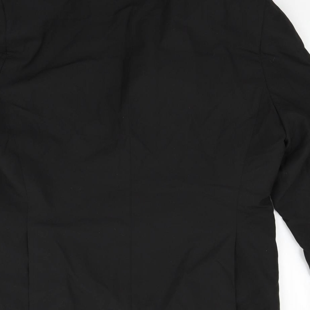 Onfire Mens Black Jacket Coat Size 42