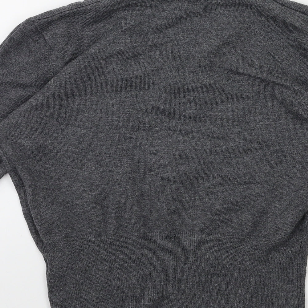 Linea Womens Grey Pullover Jumper Size S