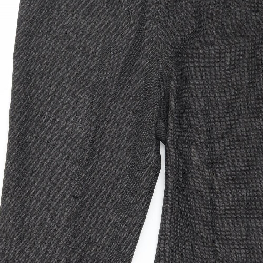Marks and Spencer Womens Grey Trousers Size 16 L30 in