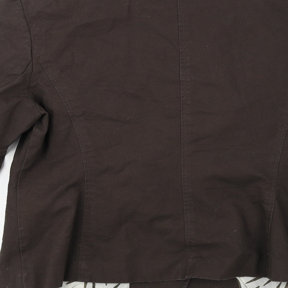 La vie Womens Brown Jacket Coat Size 14