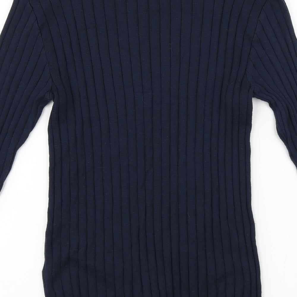 cedar wood state Womens Blue Pullover Jumper Size S