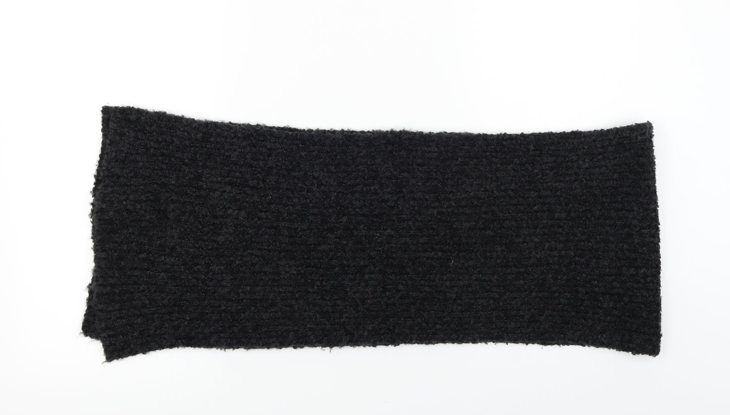 Preworn Mens Black Scarf One Size