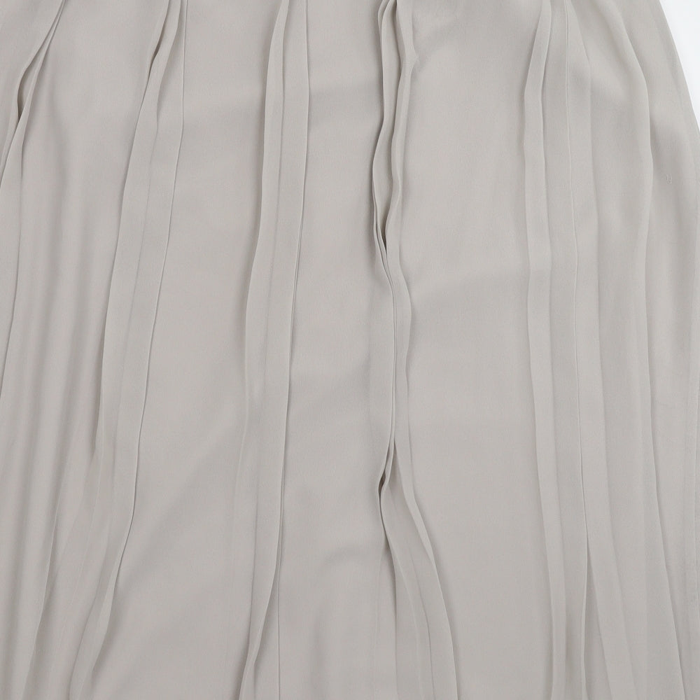 Jacques Vert Womens Grey Maxi Skirt Size 18