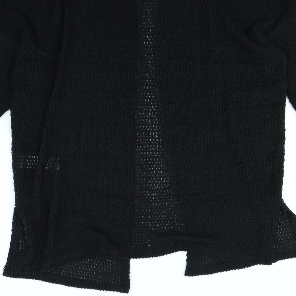 New Look Womens Black Cardigan Jumper Size 12