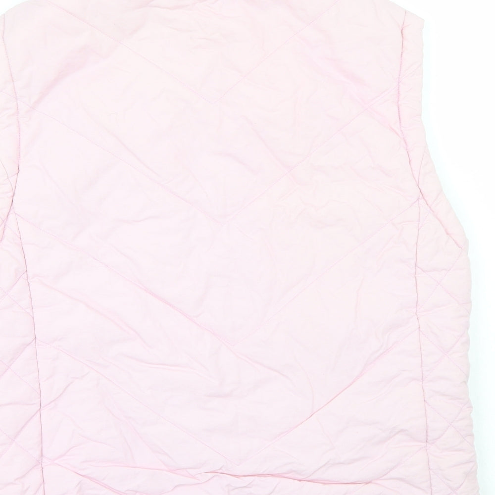 Riff Raff Womens Pink Gilet Jacket