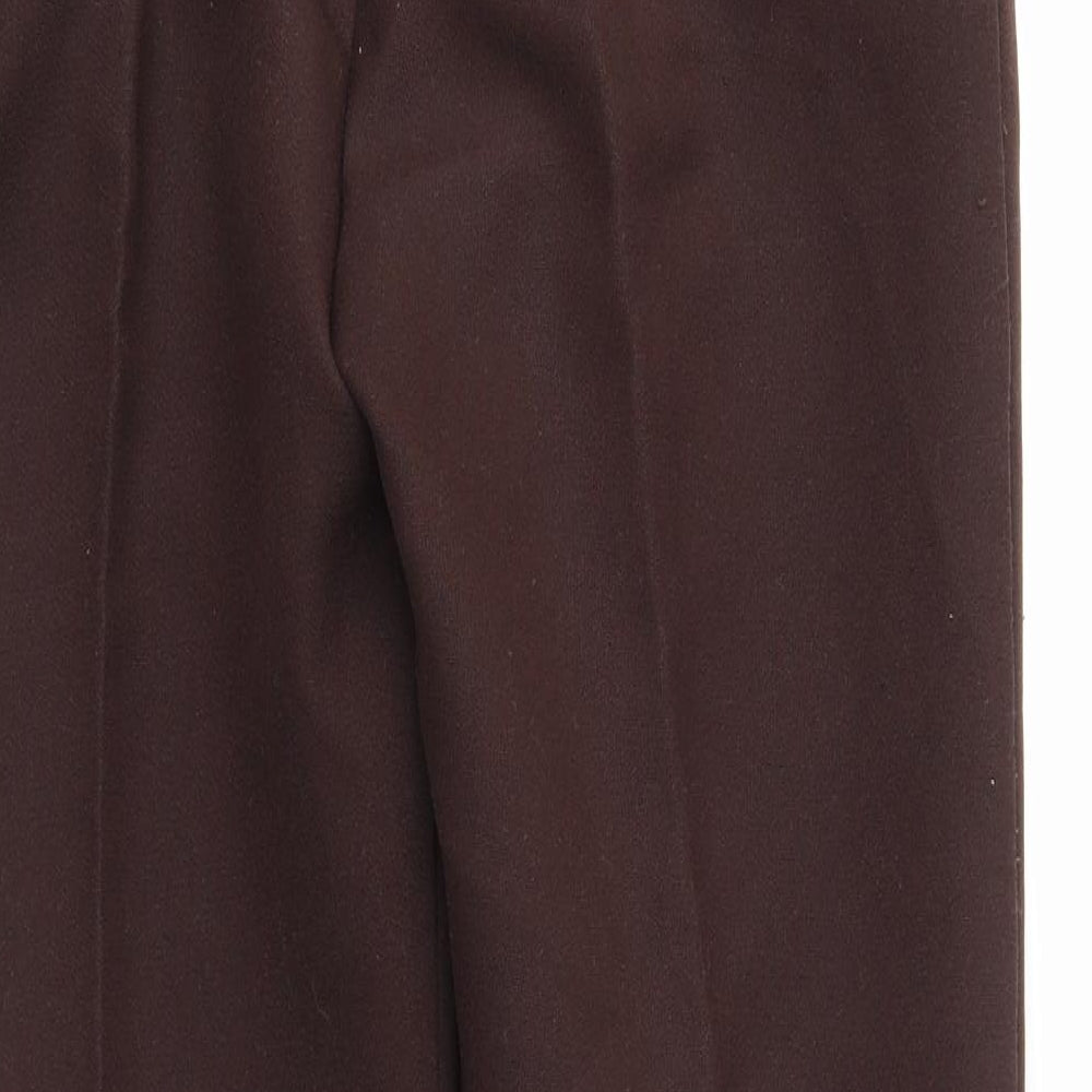 Preworn Womens Brown Trousers Size 30 in L25 in