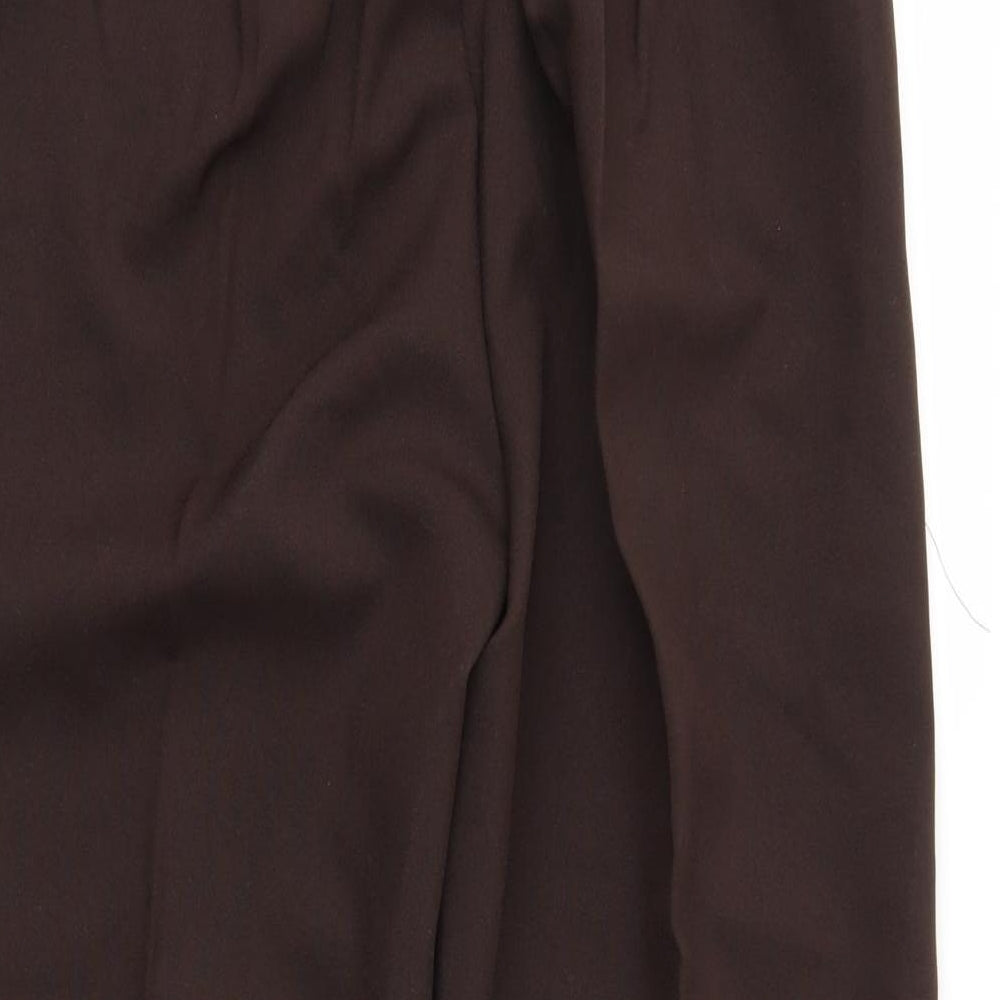 Preworn Womens Brown Trousers Size 16 L24 in - .