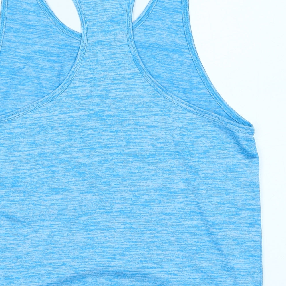 USA Pro Womens Blue Basic Tank Size 10